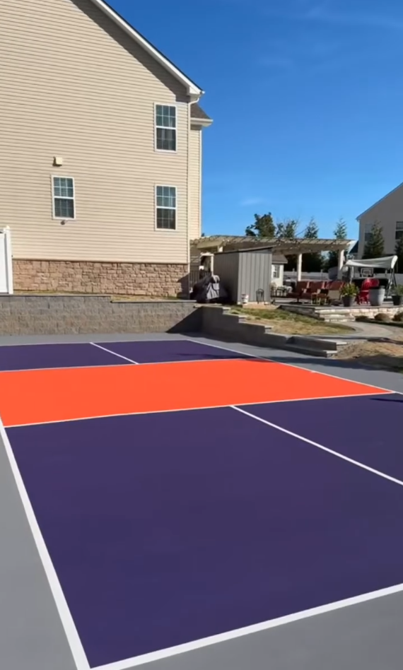 Custom Backyard Pickleball Court - Back Creek Builders