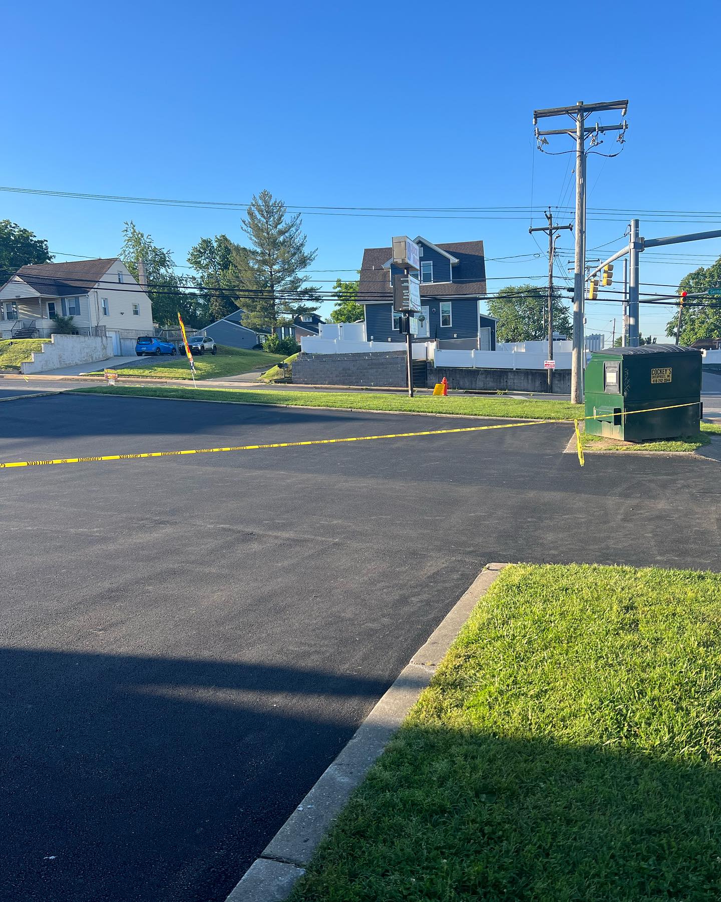 parking lot redo - back creek builders